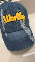 Distress  Jean " WORTHY" HAT